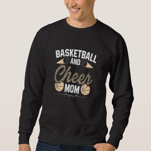 Moletom Basquete Cheer Fan Leopard Mães Cheerlea (Frente)