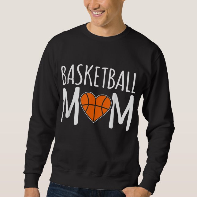Moletom Basquete Mãe Engraçada Treinador Gráfico (Frente)