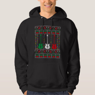 Moletom Bass Guitar Ugly Christmas Sweater Guitarra Player