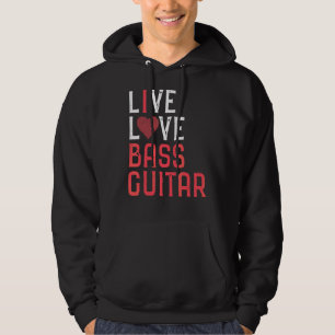 Moletom Bass Guitarra Gráfico Mulheres Homens Bass Playe