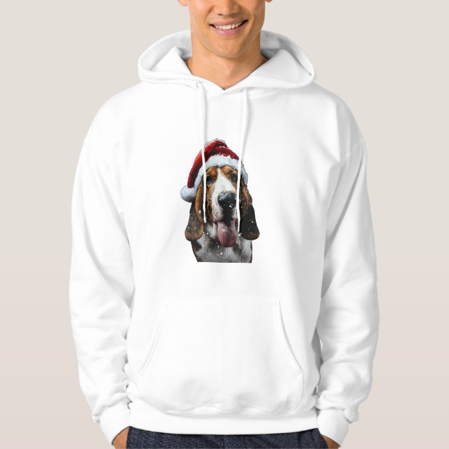 Moletom Basset Hound Natal (Frente)