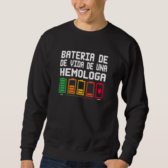 Moletom Bateria De Vida De Uma Homóloga (Frente)