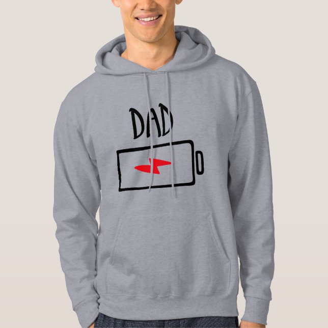 Moletom Baterias Esgotadas – Papai (Frente)