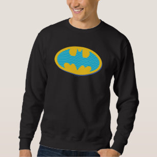 Moletom Batman Símbolo de faixas cianas