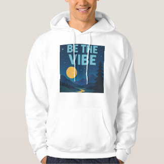 Moletom “Be The Vibe” Retro Crayon Nightscape Aesthetic