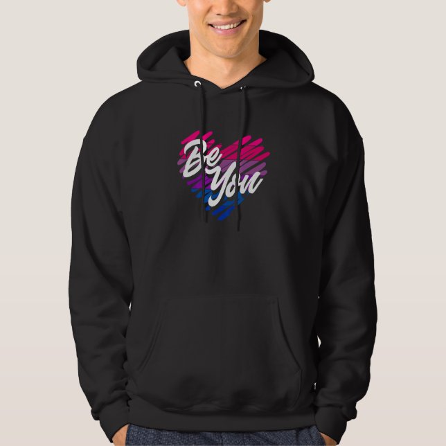 Moletom Be You Funny Bi Pride Flag Bisexual (Frente)