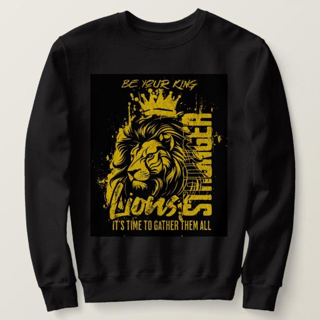 MOLETOM BE YOUR KING  (Frente do Design)