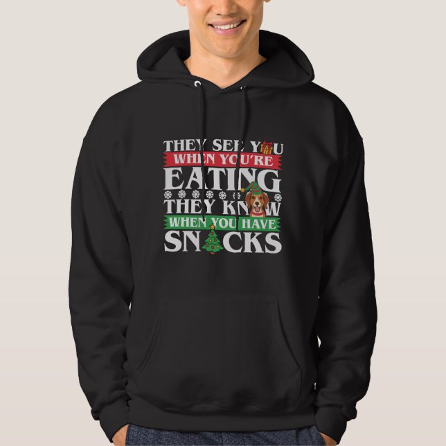 Moletom Beagle Christmas Beagle Lover (Frente)