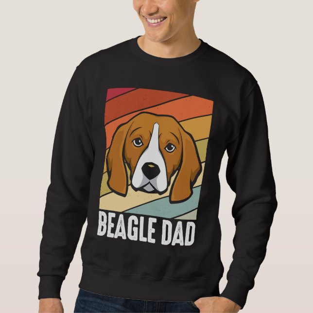 Moletom Beagle dad dog daddy daddy master walking (Frente)
