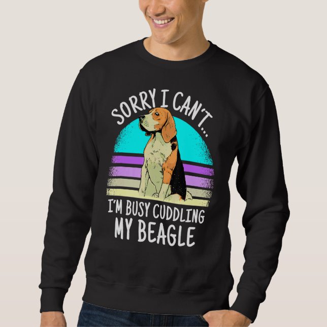 Moletom Beagle Dizendo Por Beagle Mãe (Frente)