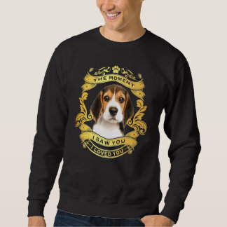 Moletom Beagle Dog No Momento Em Que Te Vi