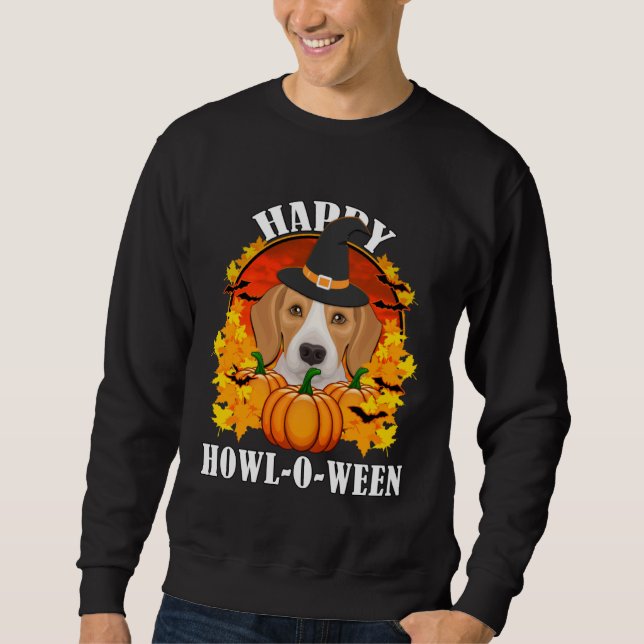 Moletom Beagle Halloween  For Dog  Men Women Kids (Frente)