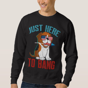 Moletom Beagle Só Aqui Para Bang