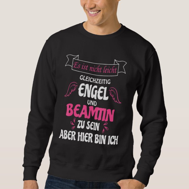 Moletom Beamtin & Profissão Como Angel Verbeamtet (Frente)