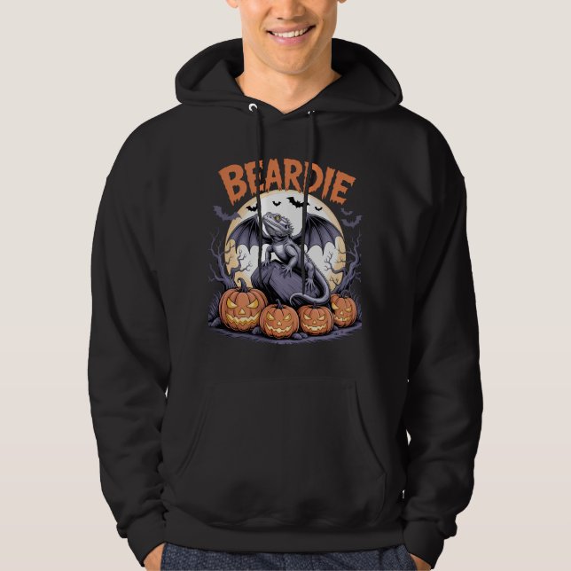 Moletom Beardie Halloween Moon Scense (Frente)