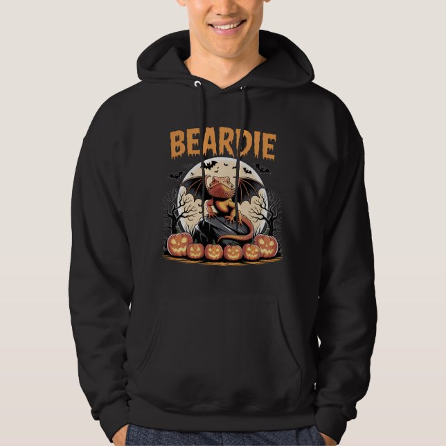 Moletom Beardie Halloween Night Design (Frente)