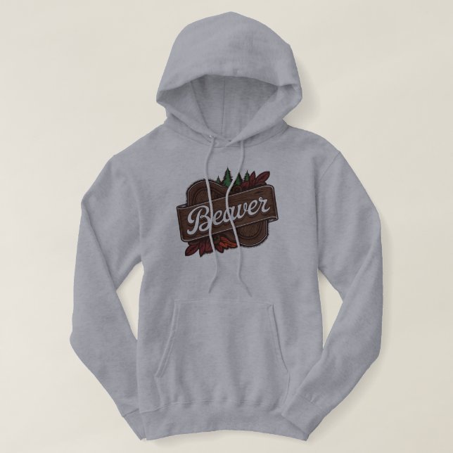Moletom Beaver Hoodie Woodland Wander Sweet (Frente do Design)