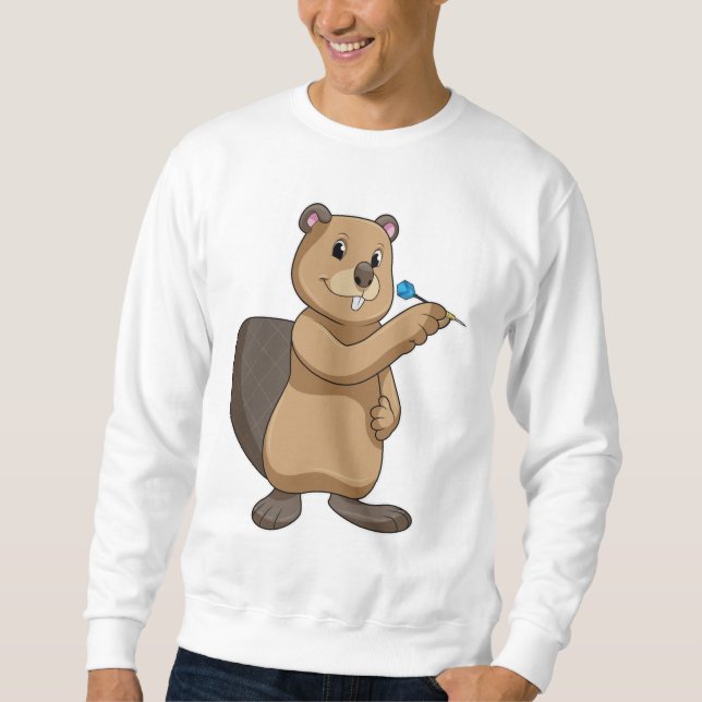 Moletom Beaver nas Trevas com Dart (Frente)