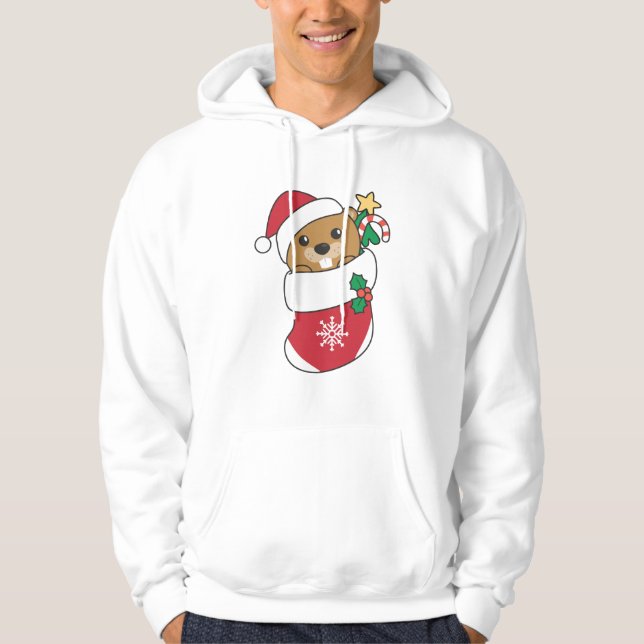 Moletom Beaver Natal Neve Inverno Beaver (Frente)