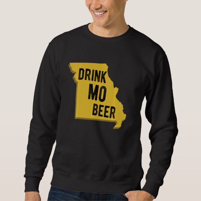 Moletom Beba Mo Beer State Of Missouri Ruas. Louis Kansas  (Frente)