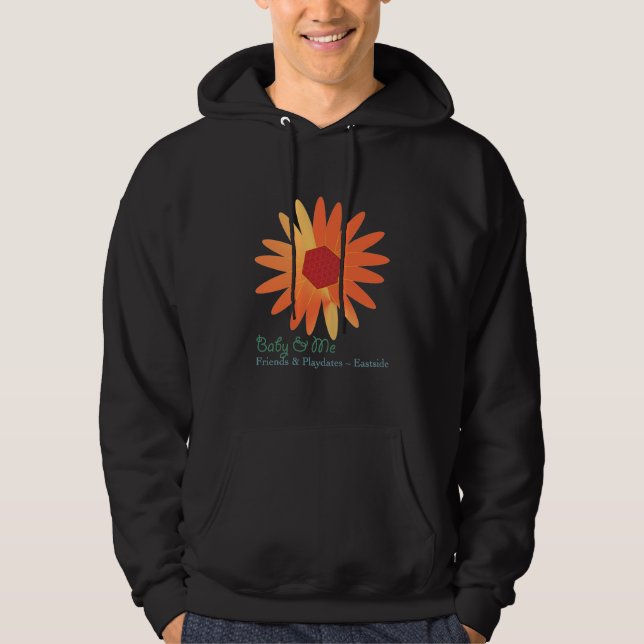 Moletom Bebê & mim Hoodie (Frente)