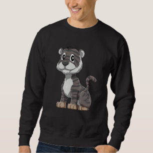 Moletom Bebê Tigre Preto Fofo