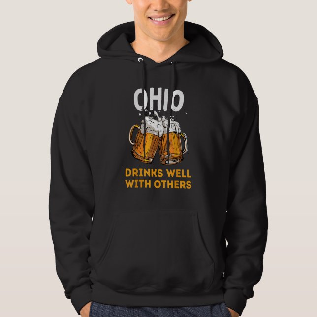 Moletom Bebendo De Cerveja Local De Ohio Micro Brew Artesa (Frente)