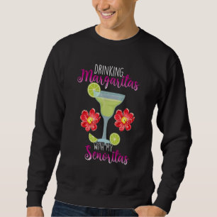 Moletom Bebendo Margaritas Com Meu Cocktail Senoritas