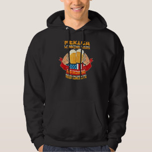 Moletom Beer Bebendo Patriótico Americano Bandeira 4° De J