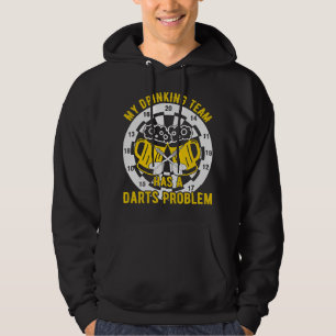 Moletom Beer Dart Minha Equipe de Bebendos tem uma Cerveja