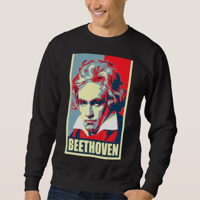 Moletom Beethoven Propaganda Poster Pop Art (Frente)