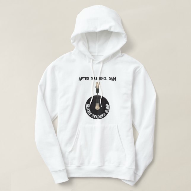 Moletom Before Reading After Reading Funny Book Lover  (Frente do Design)