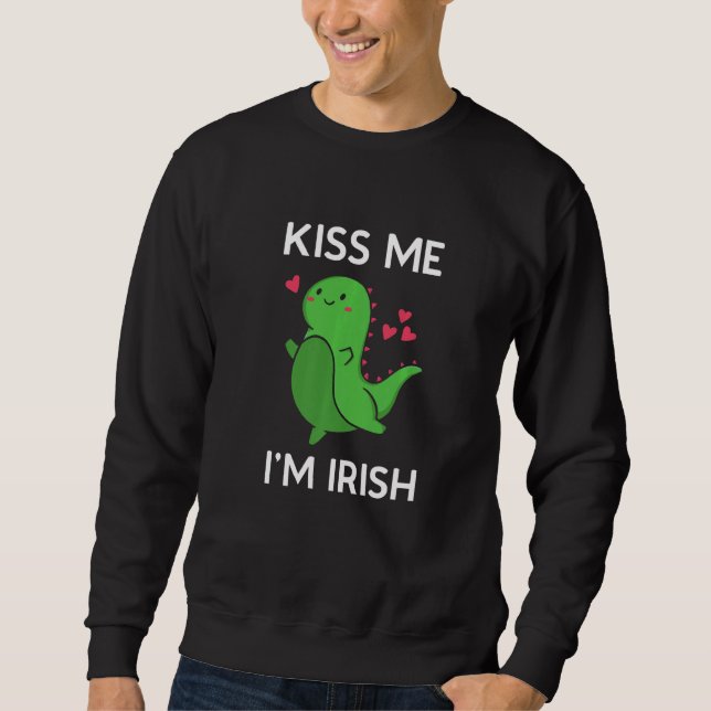 Moletom Beije-Me Sou Crocodilo Irlandês (Frente)