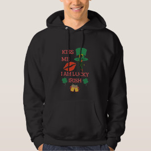 Moletom Beije-me, sou sortudo irlandês hoje T-Shirt