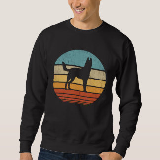 Moletom Belgian Malinois Retro Vintage 60s 70s Men Dog