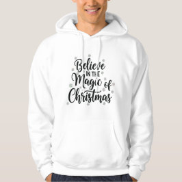 Moletom Believe in the Magic of Christmas – Elegant Modern