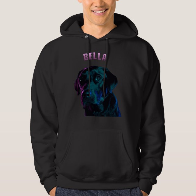 Moletom Bella Black Labrador (Frente)