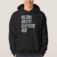 Bem-vindo de volta, estou feliz que esteja aqui Pr