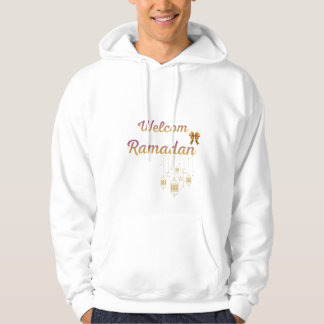 Moletom Bem-vindo Ramadan Desenho de Lanterna Islâmica Ele