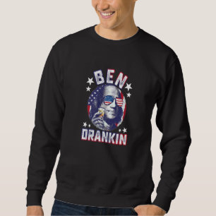 Moletom Ben Drankin 4 de Julho Benjamin Franklin Homens Mu
