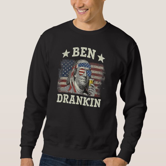 Moletom Ben Drankin 4 de Julho Patriótico  2 (Frente)