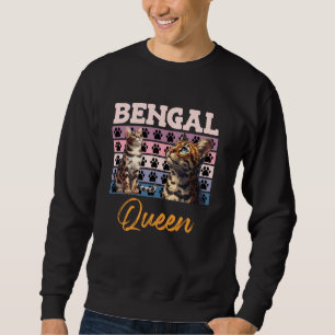 Moletom Bengal Cat Owner BENGAL QUEEN Bengal Cat Vintage