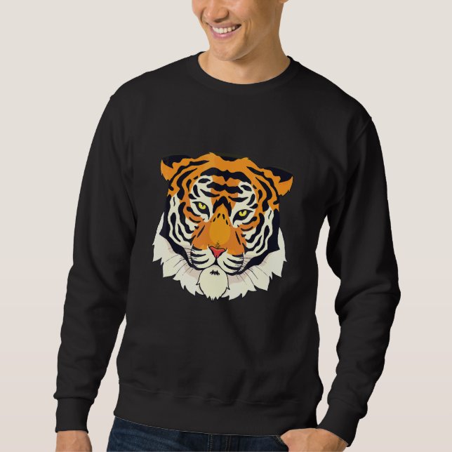 Moletom Bengala Tiger Cabeça Invejosa Tiger Tiger Fac (Frente)