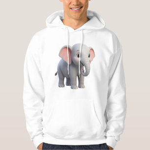 Moletom Berçário de Elefante Bebê Fofo Cartoon
