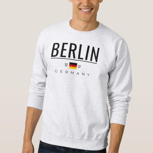 Moletom Berlim Alemanha Leste. 1237 Sweatshirt (Frente)