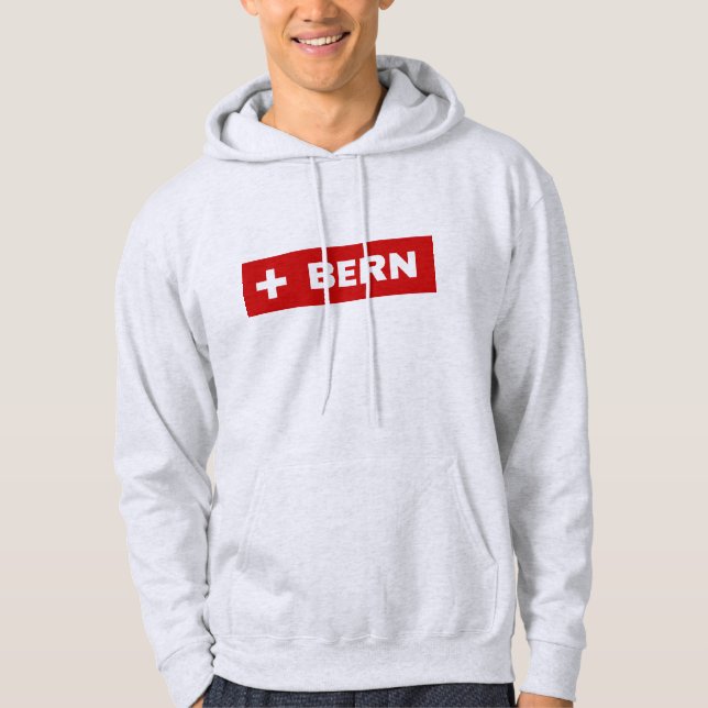 Moletom Berna em Cores da Bandeira Suíça (Frente)