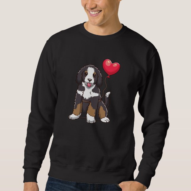 Moletom Bernedoodle Dog Gift Idea (Frente)
