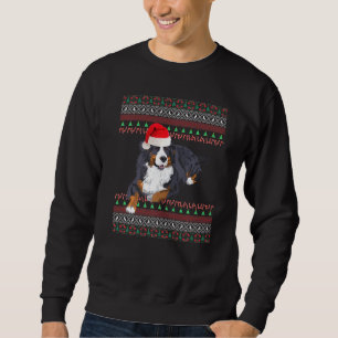 Moletom Berner Christmas Holiday Ugly Bernese Mountain Dog