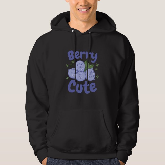Moletom Berry Cute Kawaii Blueberries (Frente)