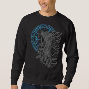 Moletom Berserker Bear Warrior Odin Executa Compass Nórdic